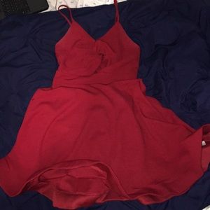 maroon hoco dress from papaya